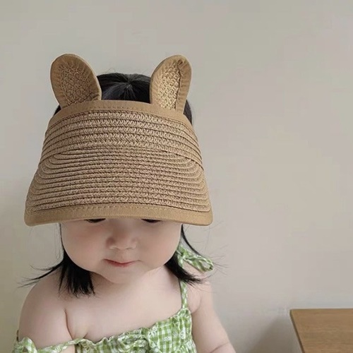 미소)깡총썬캡 모자 24여름